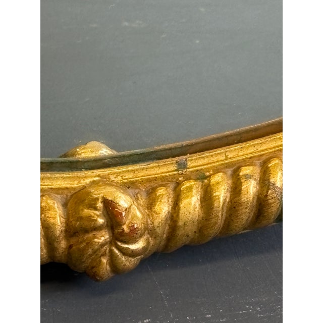 Late 20th Century Vintage Carver's Guild Rope Bow Mirror For Sale - Image 5 of 9