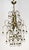 Large Italian Hollywood Regency Brass and Glass Drop Chandelier, 1970 For Sale - Image 10 of 11