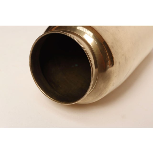 Vintage Swedish Art Deco Dirigold Goldware Cocktail Shaker With Monogrammed "Ik" For Sale - Image 9 of 18