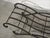 Vintage French Twisted Rope Wrought Iron Bench With Taupe Cushion For Sale - Image 11 of 12