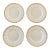 Royal Crown Derby Carlton Gold Plates- Set of 4 For Sale