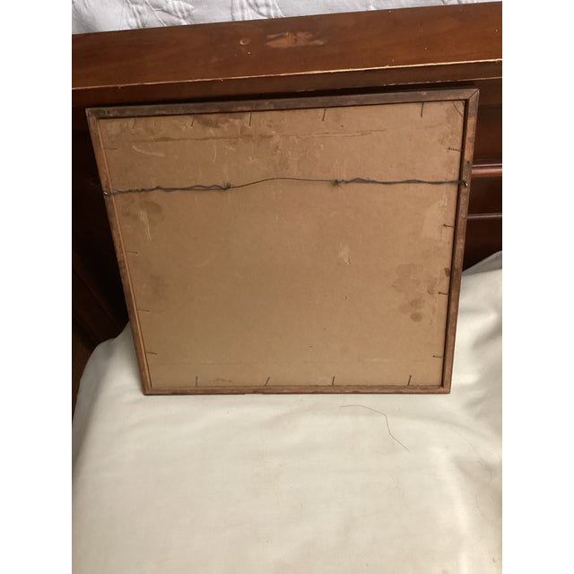 Michel Boyer Vintage 1936 “A’ Lore Du Bois” at the Edge of the Woods Original Print by Boyer Published by Camila Lucus, Framed For Sale - Image 4 of 5