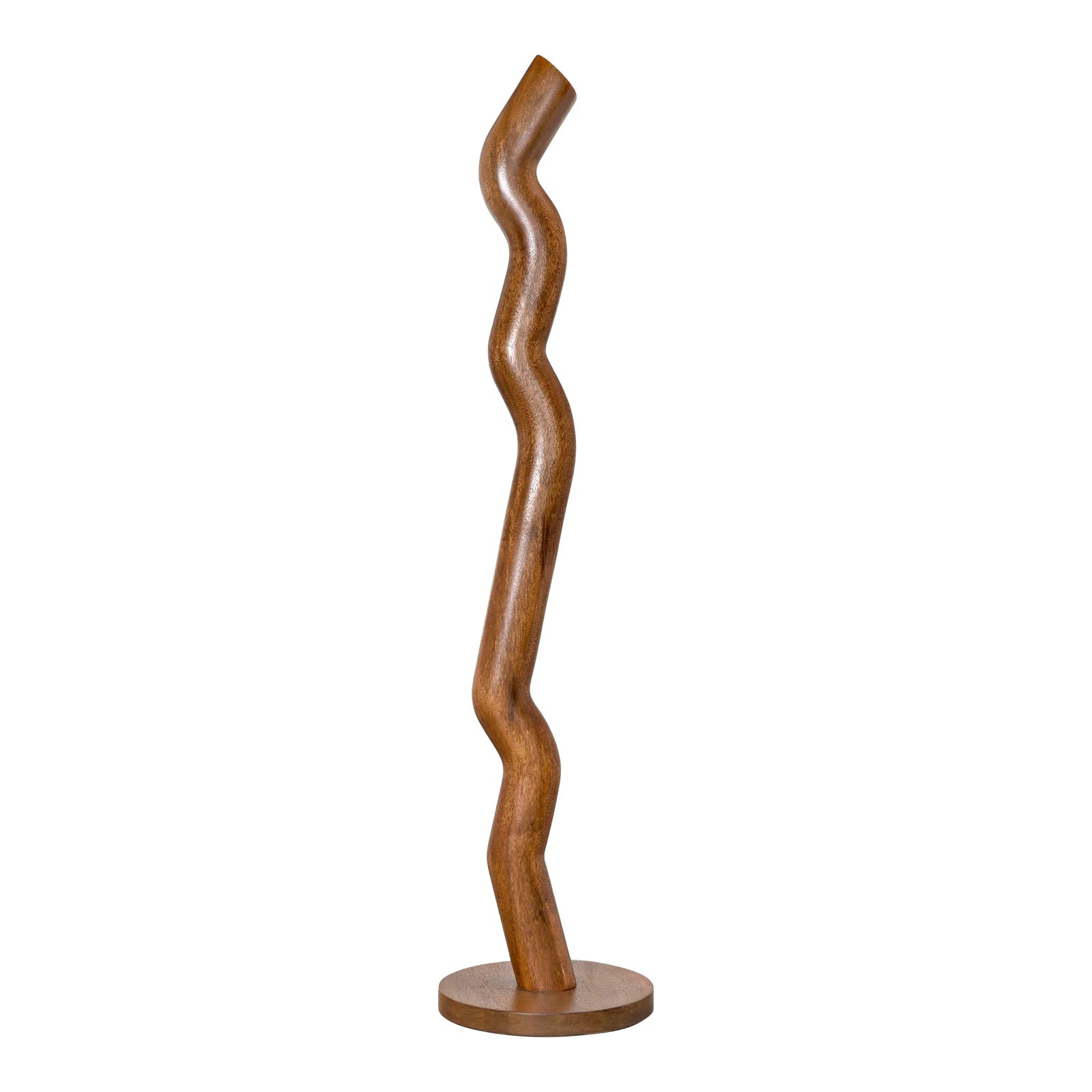 NOIR Licorice Wood Sculpture, Dark Walnut Chairish