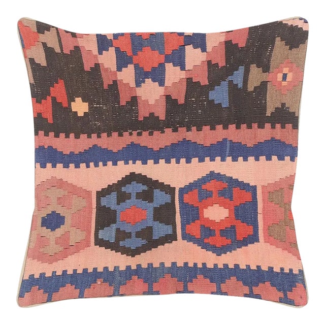 1940s Caucasian Kilim Pillow For Sale