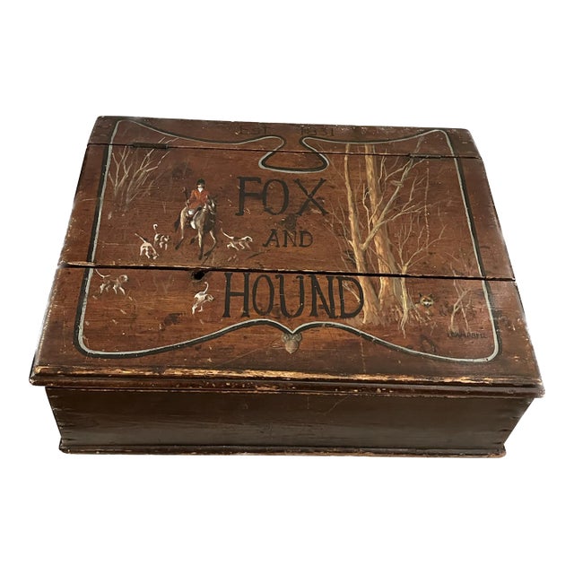 Antique English Fox & Hound Bookstand For Sale