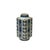 Elevate your collection with this striking Chinese blue and white porcelain square vase, a timeless masterpiece featuring...