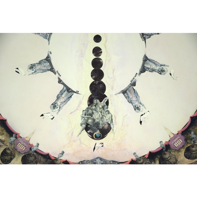 1980s "Symbols of Authority" Satirical Bond Paperwork Collage by Mickey "Kano" Kane For Sale - Image 5 of 8