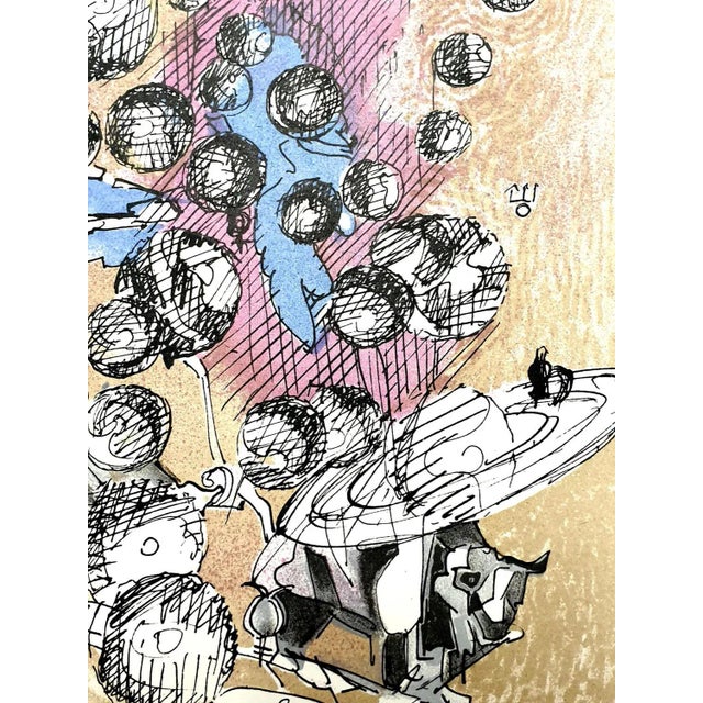 Wood Jacques Villon - Dance of the Universe - Original Lithograph 1959 For Sale - Image 7 of 9