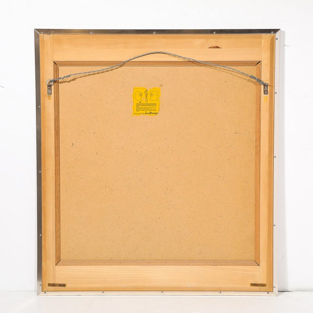 Mid-Century Gilt Eglomise Chinoiserie Narrative Border Mirror Signed J Beukema For Sale - Image 14 of 14