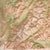 Vintage French Raised Relief Map of Mont Blanc Massif, 1970s For Sale - Image 3 of 13