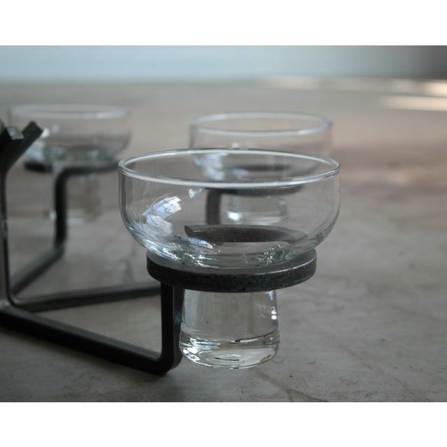 Danish Wrought Iron Floating Candle Chandelier Chairish