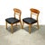 1950s Lane “Acclaim” Walnut & Ash Pair of Dining Chairs For Sale - Image 5 of 14