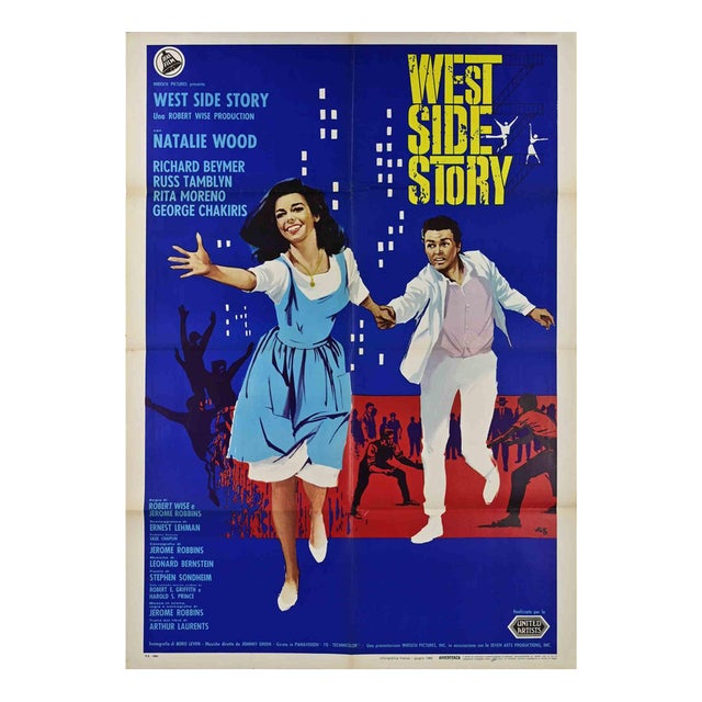West Side Story Film Poster, USA, 1961 For Sale