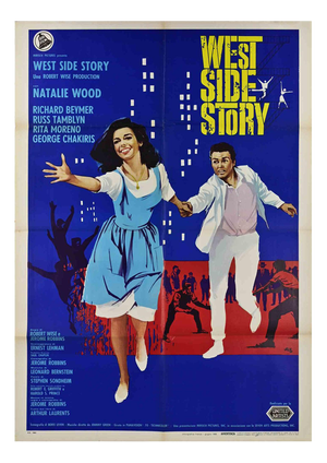 West Side Story Film Poster, USA, 1961