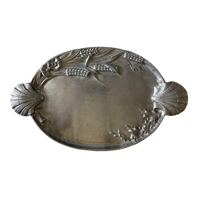 Vintage Arthur Court Cast Aluminum Oval Platter For Sale