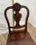 Wood Antique French Accent Chair Hand Carved Back and Legs Solid Mahogany Petite Size For Sale - Image 7 of 9