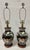 Late 20th Century Stylish Vintage Chinoiserie Famille Noire Vase Table Lamps - A Pair For Sale - Image 5 of 9