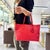 Christian Dior Panarea Medium Red Cannage Quilted Nylon Tote Handbag For Sale - Image 11 of 13