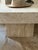 Late 20th Century Late 20th Century Italian Reverse Beveled Square Travertine Coffee Table For Sale - Image 5 of 7