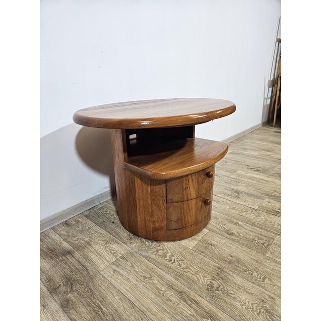Teak TV Table with Swivel Top from Silkeborg Møbelfabrik, 1960s For Sale - Image 13 of 15