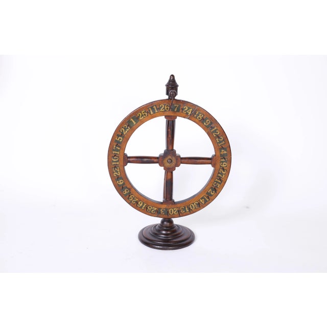 Wood Antique English Gaming Wheel For Sale - Image 7 of 10