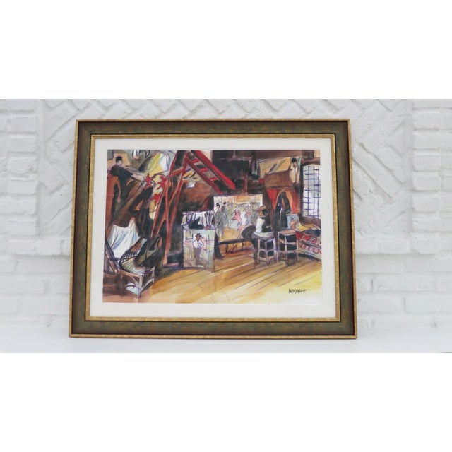 Abstract Expressionism Framed Painting by Armando For Sale - Image 12 of 13