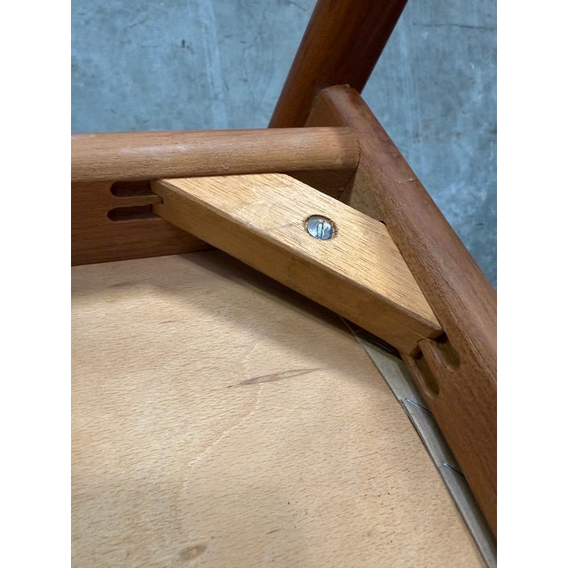 Attributed to Kai Kristiansen “Troja” Teak Armchair — Midcentury Danish Modern (1950s) For Sale - Image 15 of 17