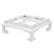 Mid 20th Century Mid 20th Century Chinoiserie Style White Lacquer Coffee Table For Sale - Image 5 of 10