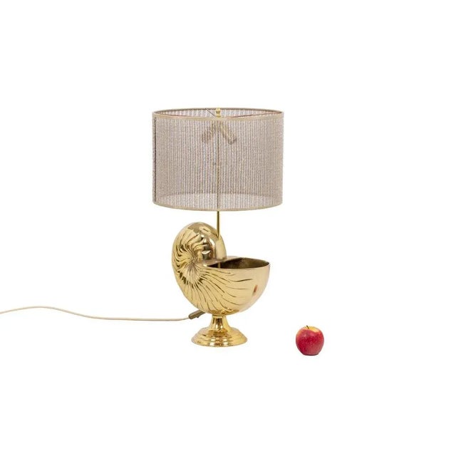 Gilt Bronze Table Lamp, 1970s For Sale - Image 10 of 11