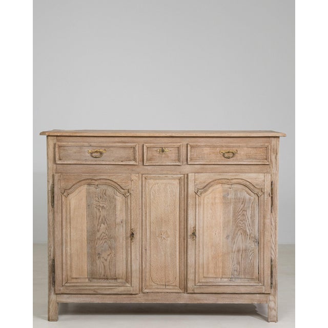 Early 19th Century France Antique White Wood Storage Cabinets & Cupboards For Sale - Image 9 of 11