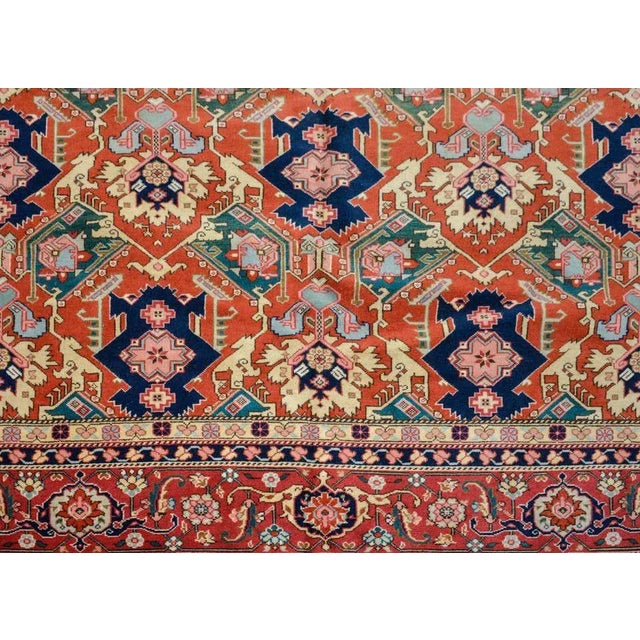 Vintage Serapi-Style Rug For Sale - Image 4 of 10