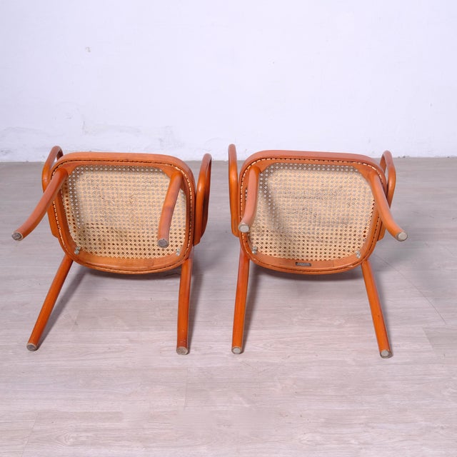 811 Chairs from Thonet, 1960s, Set of 2 For Sale - Image 16 of 18