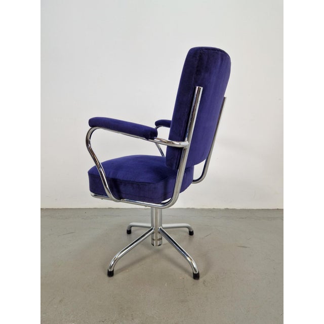 Textile Vintage Office Chair by Paul Schuitema for Fana, 1960s For Sale - Image 7 of 10