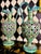 Pair Signed J. Leonardo Portuguese Hand-Painted Reticulated Ceramic Ewers, 15" For Sale - Image 16 of 17