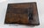 Mid-Century Folk Art Patchwork Leather Box With Gingko Leaf Design For Sale - Image 12 of 12