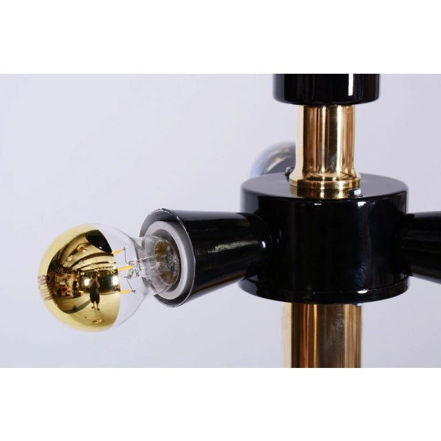 Metal Mid-Century Brass Floor Lamp by Kamenický Šenov, 1960s For Sale - Image 7 of 11