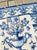 18th Century Portuguese Baroque Blue & White Floral Urn Tile Panel For Sale - Image 11 of 16