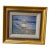 Vintage Signed George J Bleich Framed Seascape “Sundown at Cypress Point” Original Oil Painting For Sale