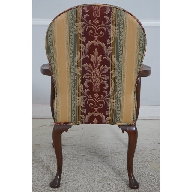 Kittinger Kittinger Williamsburg Mahogany Open Armchair For Sale - Image 4 of 18