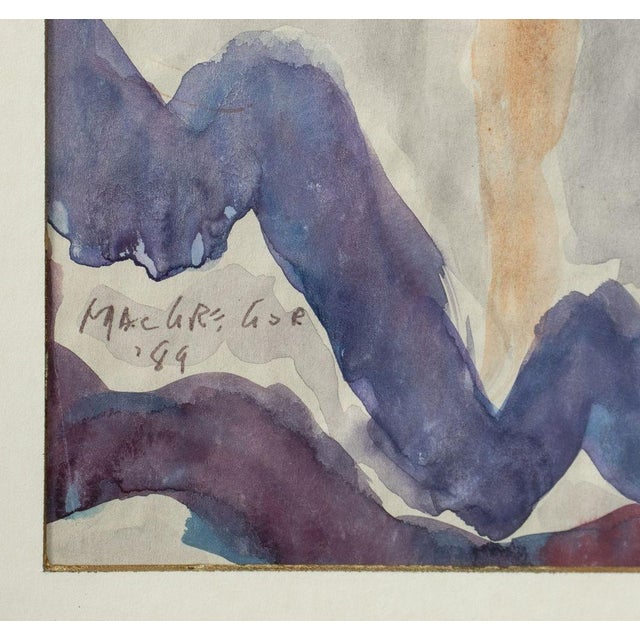 Willard MacGregor Abstract Watercolors, 2 For Sale - Image 9 of 11