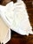 White Vintage Handmade White Battenburg Lace Napkins Embroidered Borders Cotton - Set of 12 For Sale - Image 8 of 11