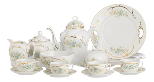 Porcelain Tea Service from Vista Alegre, Set of 33