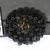 Modernist Handblown Murano Smoked Glass Polyhedral Flush Mount W/ Brass Fittings For Sale - Image 9 of 16