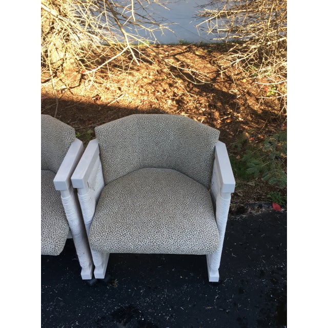 1970’s Column Pedestal Glass Top Dining Set - 5 Pieces For Sale - Image 9 of 11