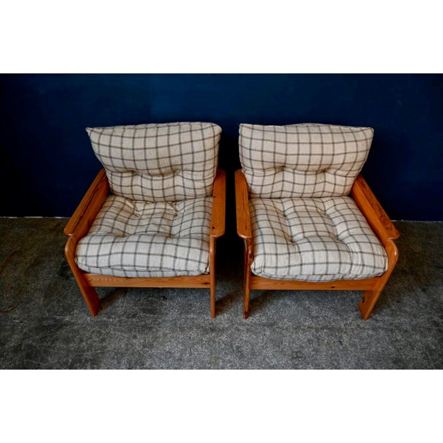 1970s Scandinavian Armchairs and Sofa, 1970s, Set of 3 For Sale - Image 5 of 18
