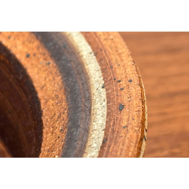 Mid-Century Modern Danish Studio Pottery Bowl by Tue Poulsen for Tue Keramik, 1960s For Sale - Image 9 of 15