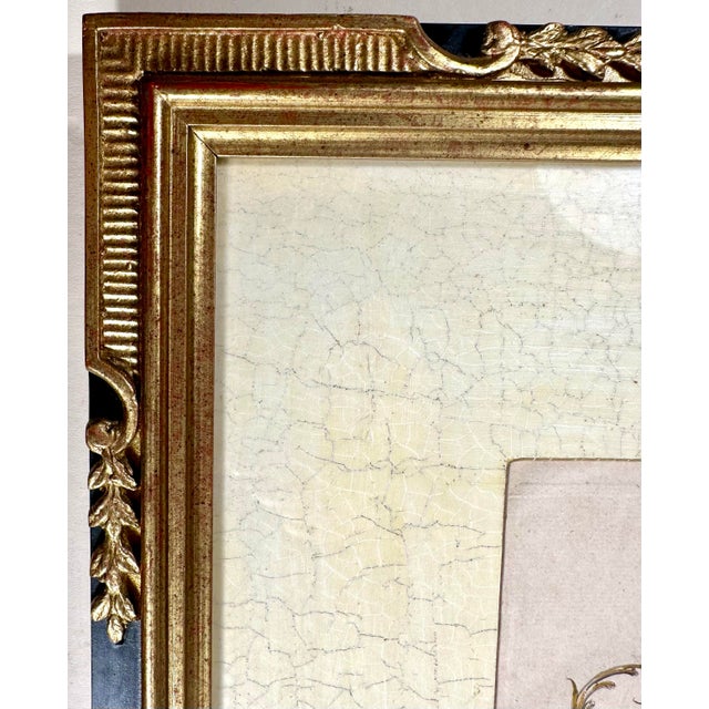 Pair of Framed 18th-Century Hand-Colored English Armorial Engravings – Belasyse and Berkeley. For Sale - Image 4 of 11