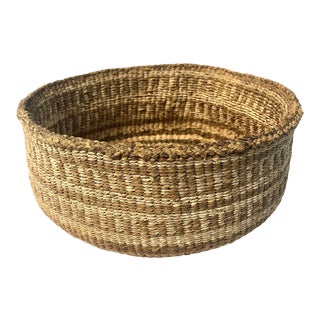 Antique Handcrafted Korean Market/Harvest Basket For Sale