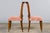 1940s French Parisian Art Deco Oak Dining Chairs in Blush Velvet - Set of 6 For Sale - Image 14 of 18