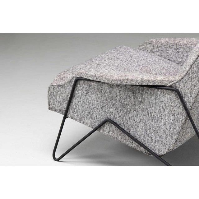 1950s Low Lounge Chairs by Ernesto Hauner for Forma Moveis, Brazil, 1950s, Set of 2 For Sale - Image 5 of 18
